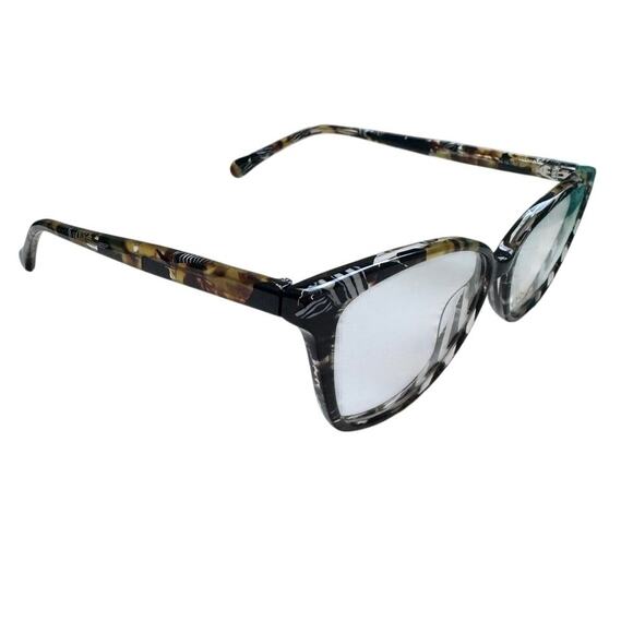 NEW Trina Turk JULIA Black Horn Rectangle Eyeglasses main image 4